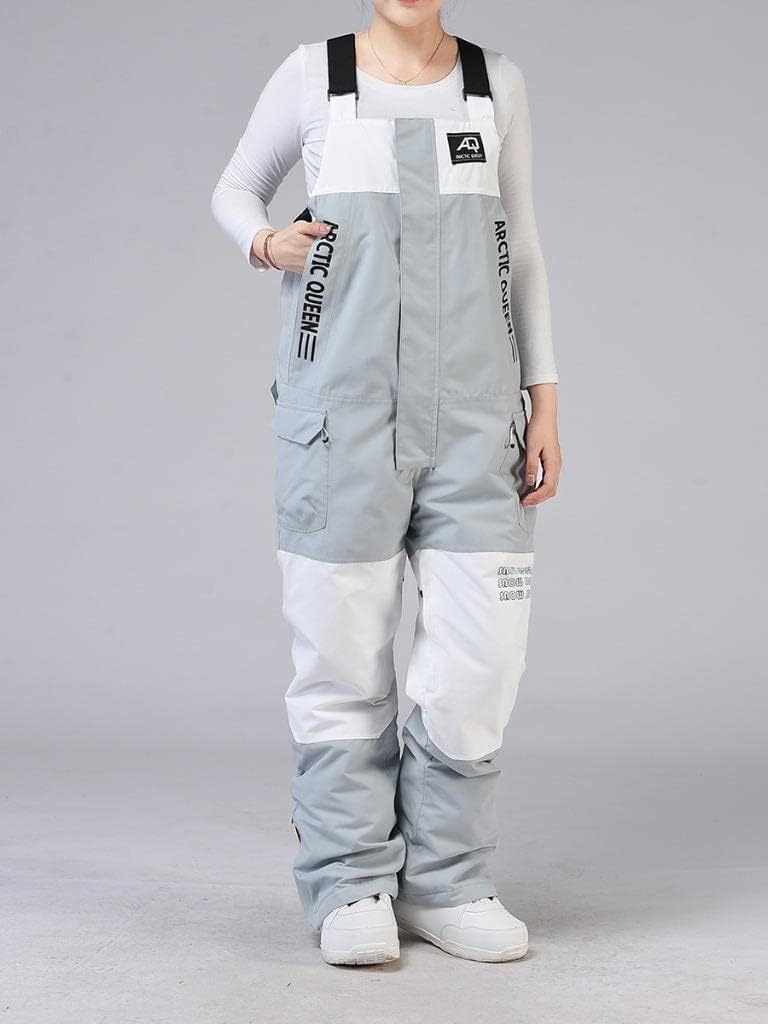GS SNOWING Womens Snow Bibs Ski Pants Waterproof Windproof Insulated Ripstop Snowboarding Overalls for Winter Sport - Image 2
